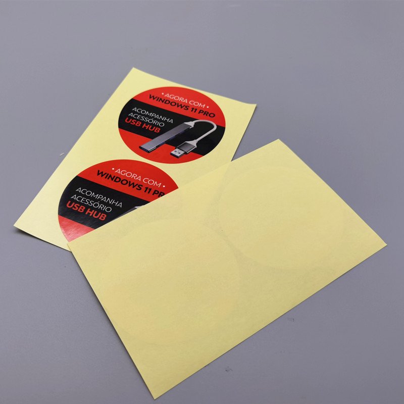 Manufacturers Custom Private Brand USB HUB Name Printing Logo Adhesive Sheet Labels Stickers for Packaging