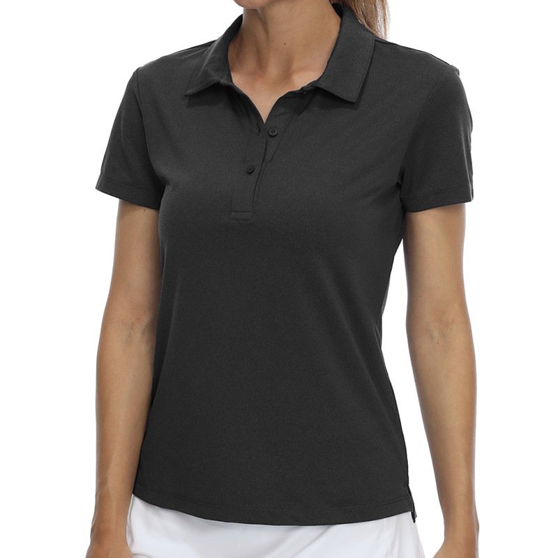 Women's Active Wear Short Sleeve Shirt Golf Polo T-Shirts