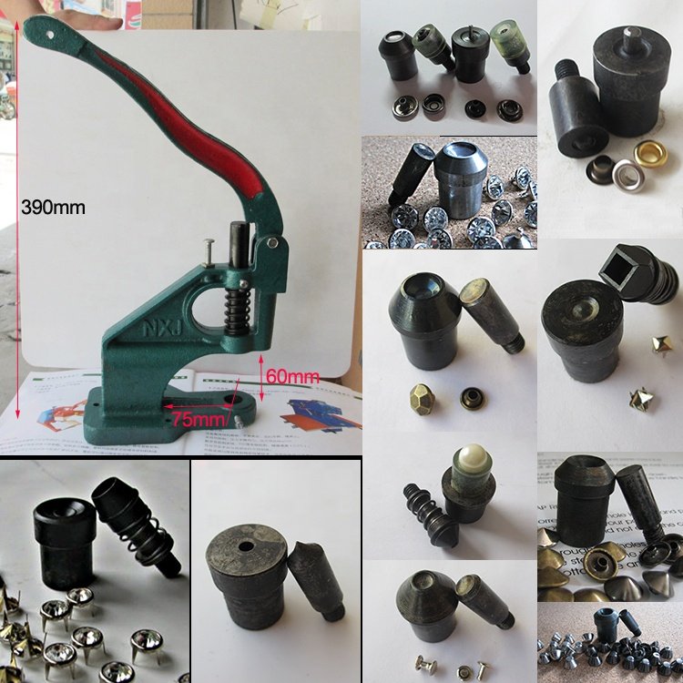 Eyelet Die Set For Grommet Hand Press Machine 4mm Eyelet Die Maquina De Prensa Manual De Ojales Muere El Molde