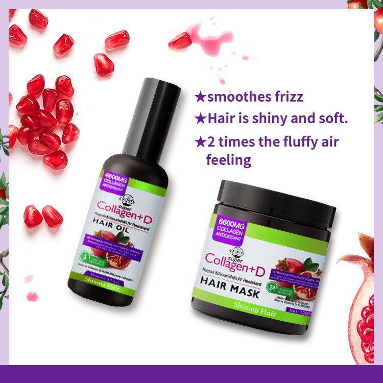 Shampoo manufacture OEM/ODM Repairing smoothing Long fragrance time Pomegranate Hair Shampoo and conditioner