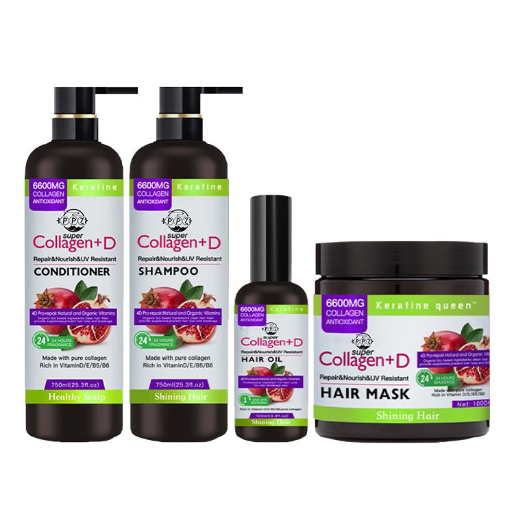 Shampoo manufacture OEM/ODM Repairing smoothing Long fragrance time Pomegranate Hair Shampoo and conditioner
