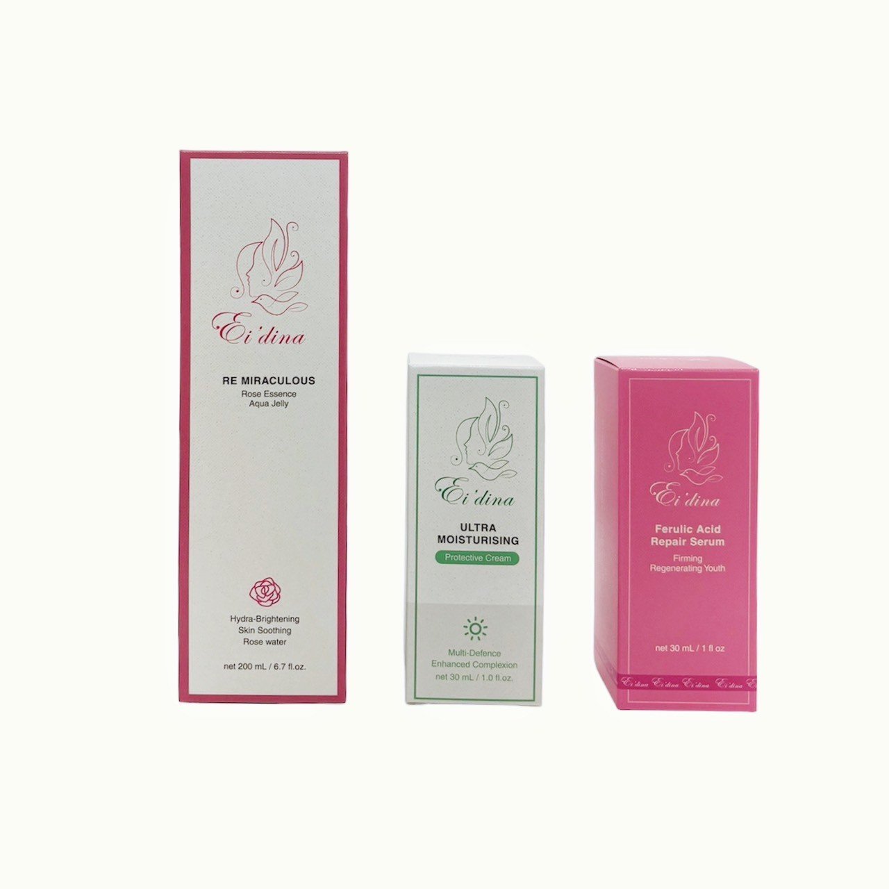 Ei'Dina Best Selling Professional Cosmetics And Skincare Beauty Products Rose Crystal Translucent Set