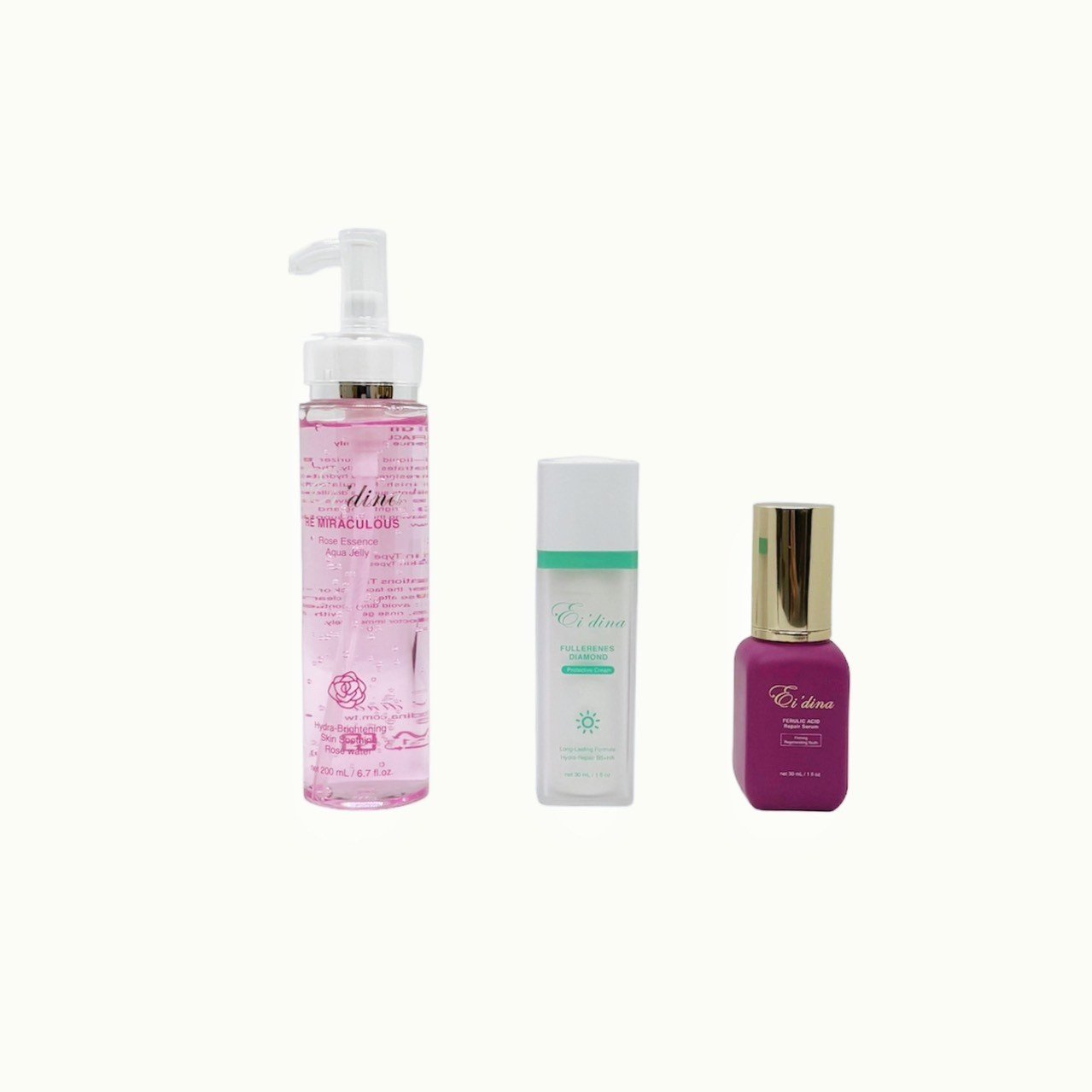 Ei'Dina Best Selling Professional Cosmetics And Skincare Beauty Products Rose Crystal Translucent Set