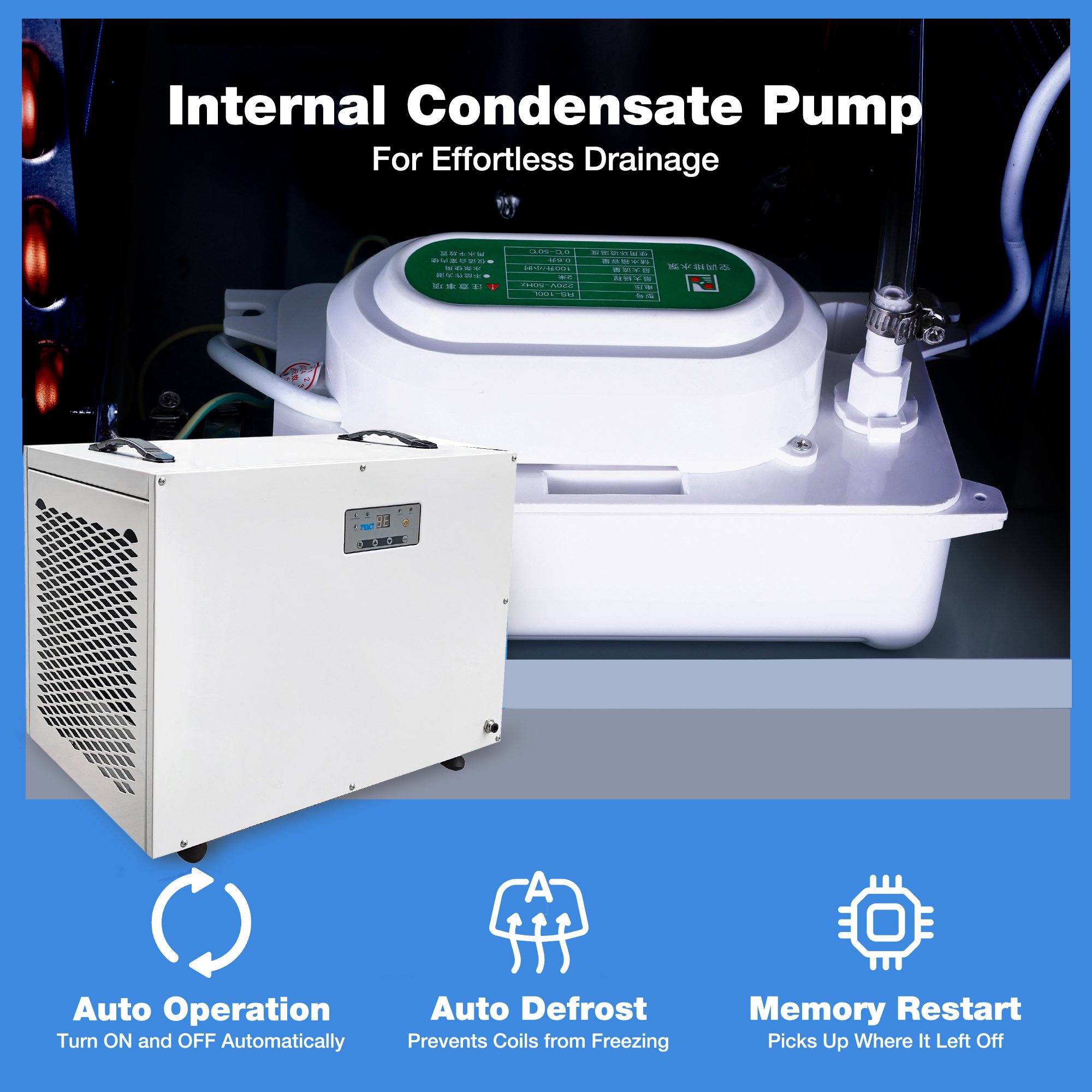 190 Pints crawl space dehumidifier deshumidificador para el hogar commercial home use portable dehumidifier