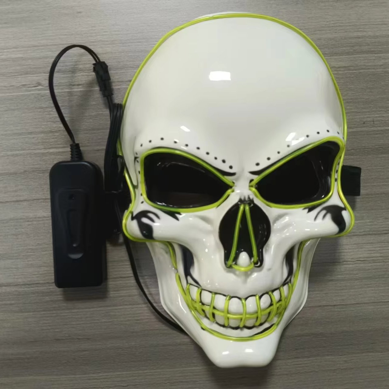El Light Up Led Mask Colorful DarkLight Up Mask Costume Halloween Cosplay Costume Party Led El WireGlowing Face Mask