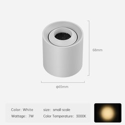 7W-White-3000K