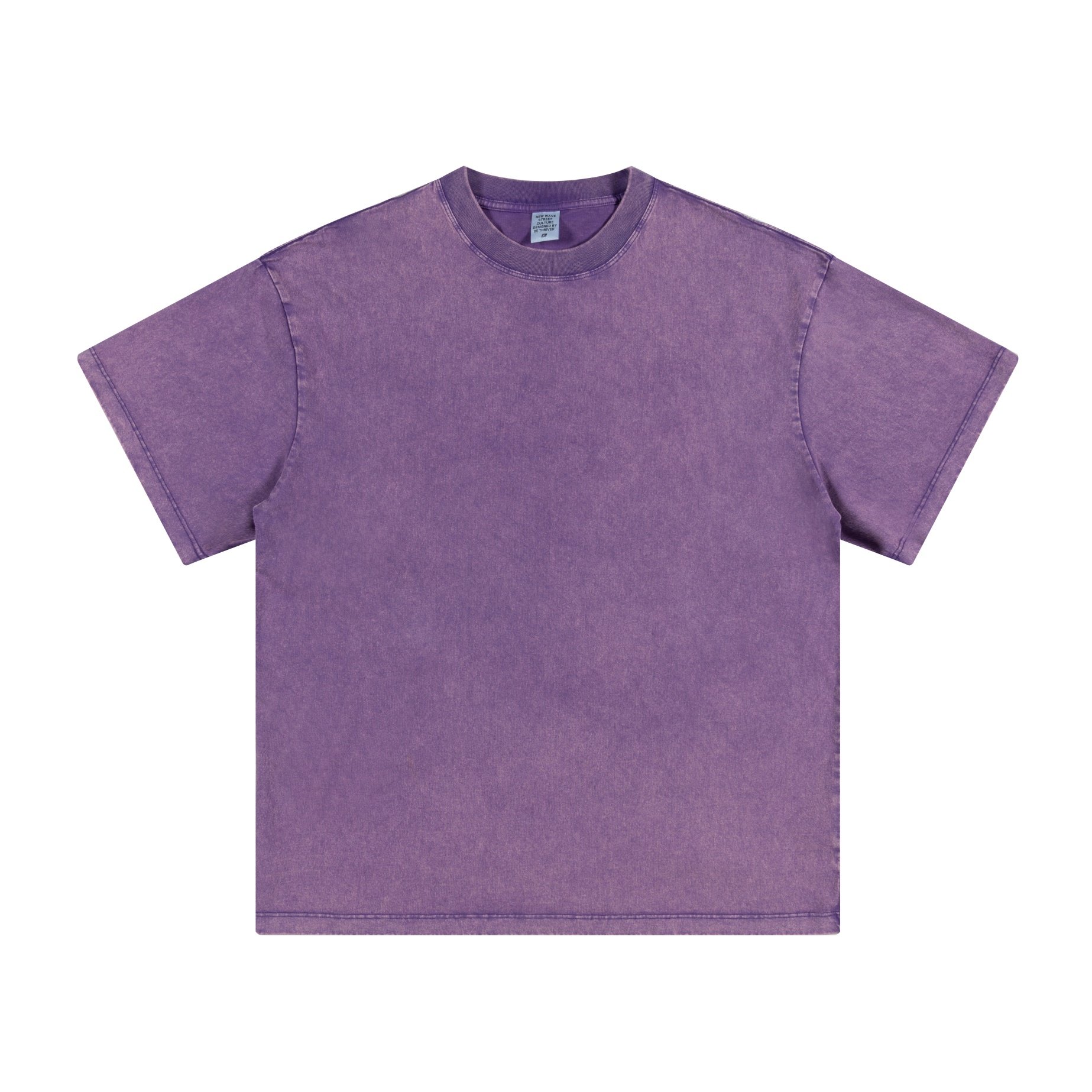 270g Heavyweight Short Sleeve Heavy Industry Wax Dyeing Technology High Quality Short Sleeve T-shirt Various Designer Products