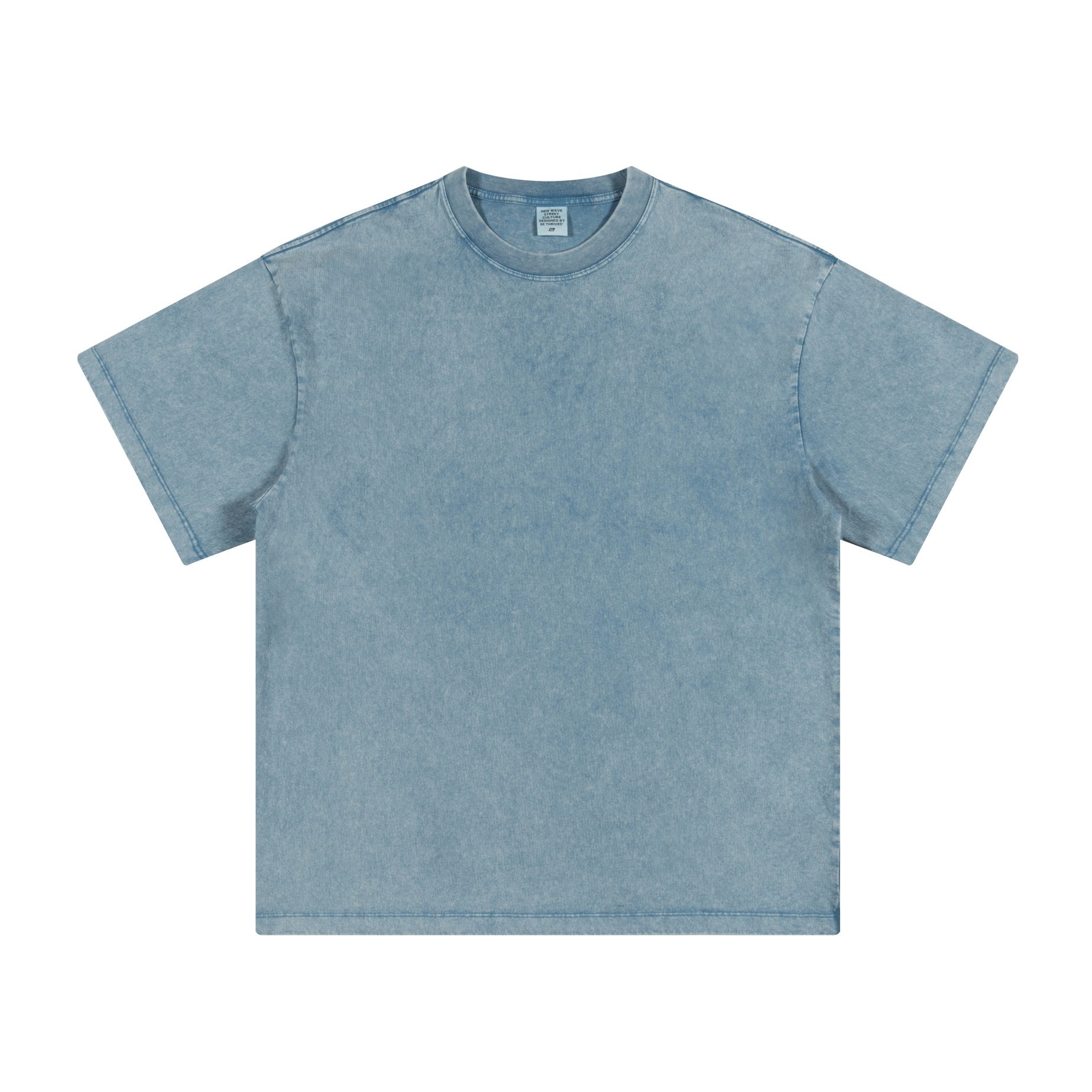 270g Heavyweight Short Sleeve Heavy Industry Wax Dyeing Technology High Quality Short Sleeve T-shirt Various Designer Products