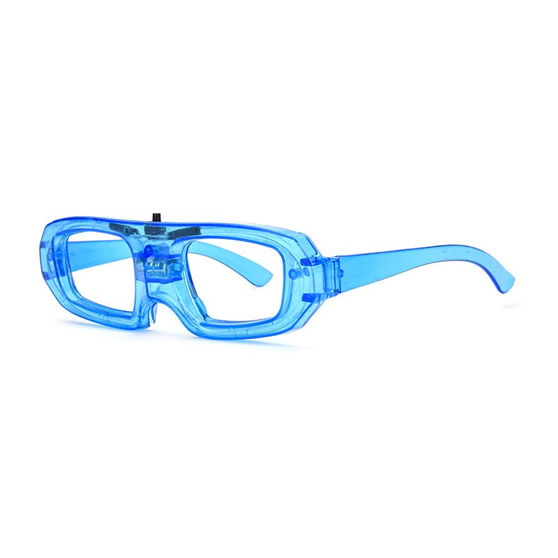 Halloween Christmas Rave Party Glow in the Dark Light up EL Wire Neon Glasses Glow LED flashing Glasses Bar Nightclub Glasses