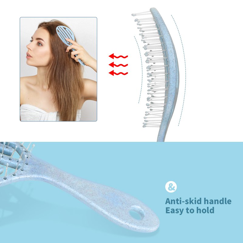 2024 hot selling trend product hair straightener brush quick self-cleaning hair extension brush cepillo secador