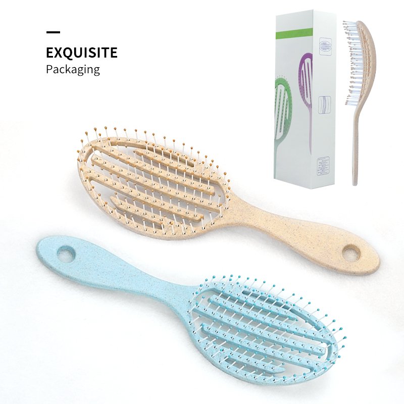 2024 hot selling trend product hair straightener brush quick self-cleaning hair extension brush cepillo secador