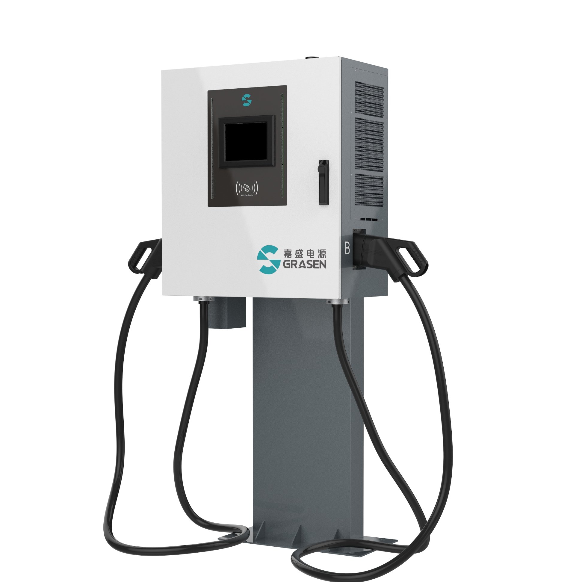 Grasen 30kw 60kw 1000V CCS electric car charger CHAdeMO electric car charger station EV super charging station EV DC charger