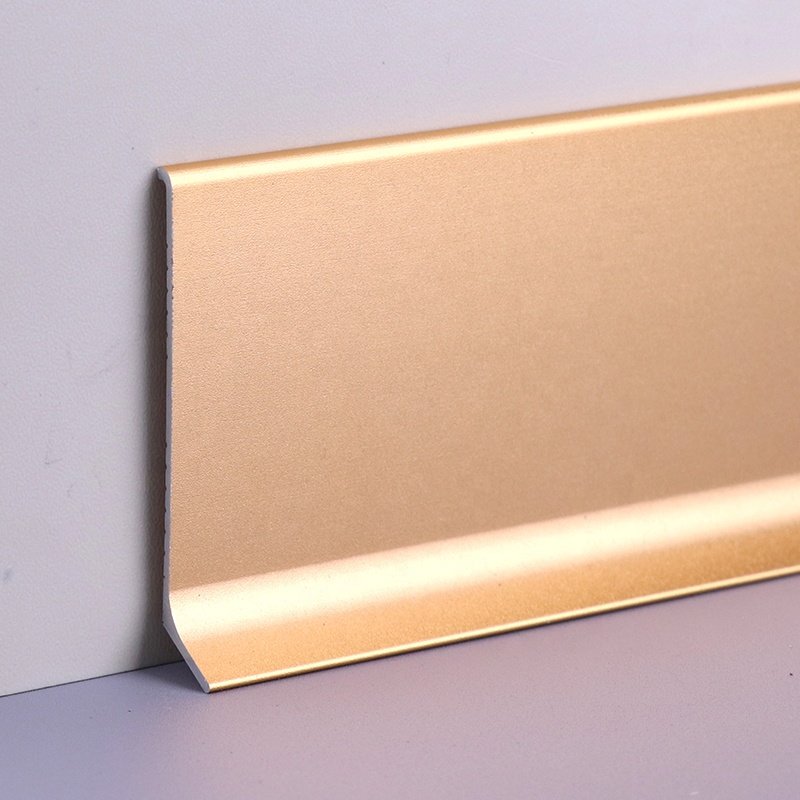 Allzet Aluminum Skirting Board Manufacturing Plant Sports Venues Self-adhesive Skirting Not Accumulate Dust Easy To Clean