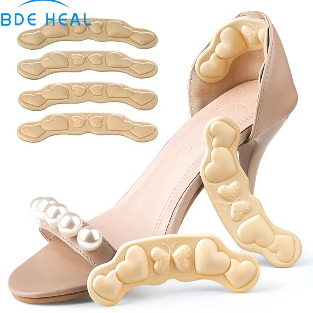 Talon poste zapatos de tacon alto pegatinas cojin para proteger el talon anti-caida anti-desgaste pegatinas mariposa