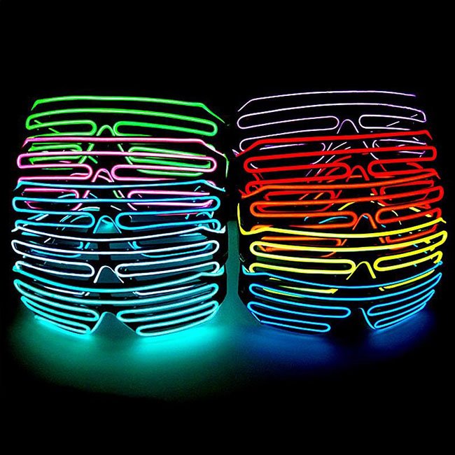 The best-selling factories supply multi-color customized EL panelSound activated EL panel, suitable for a variety of Christmas p