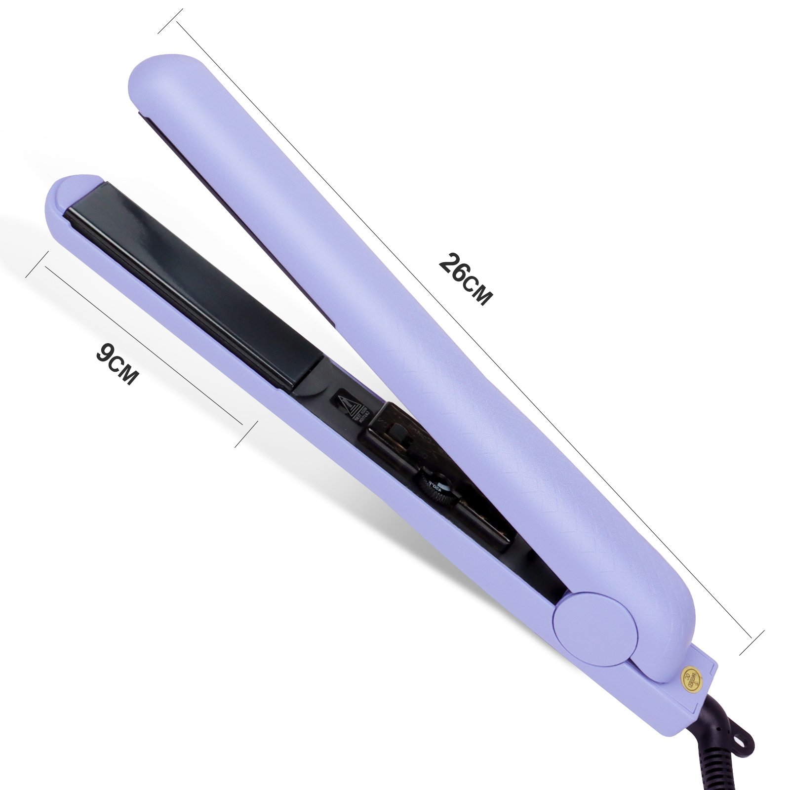 Professional purple 450 degrees straightener flat iron custom plancha para el cabello 2 in 1 hair straightener and curly