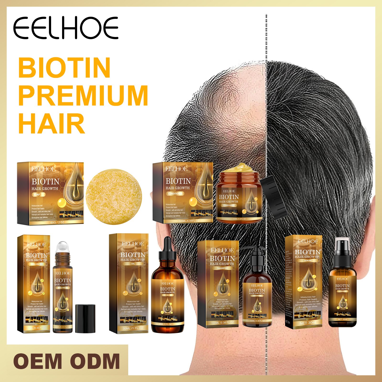 EELHOE Hair Care Products Organic Hair Health Care Strengthen Ordinary Hair Care