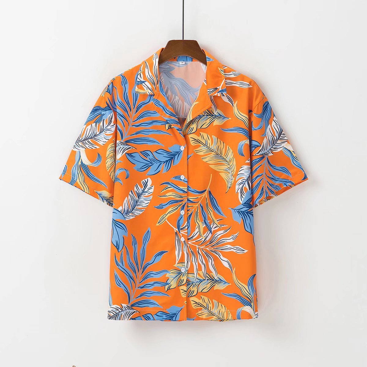 Custom Summer Hawaii Tshirts Fiesta Camisa Hawaiana Algodon Para Hombre Chemise Hawaienne Aloha Beach Mens Tropical Casual Shirt
