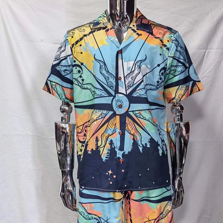 Custom Summer Hawaii Tshirts Fiesta Camisa Hawaiana Algodon Para Hombre Chemise Hawaienne Aloha Beach Mens Tropical Casual Shirt