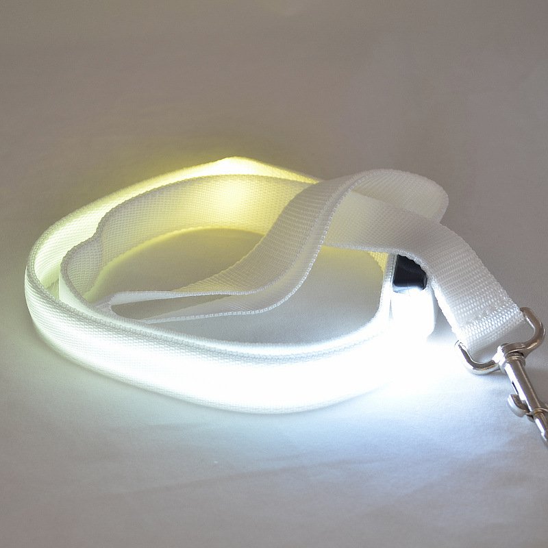 USB rechargeable Flashing dog leash with LED light