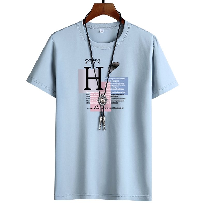 2023 summer made in China new men's 100% cotton short sleeve T-shirt wholesale