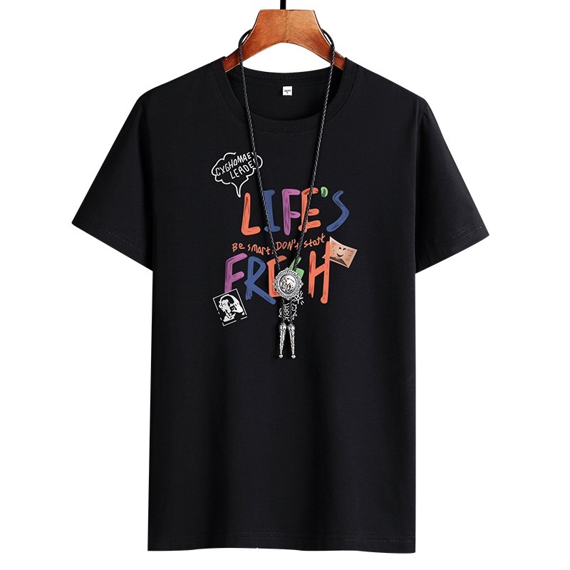 2023 summer made in China new men's 100% cotton short sleeve T-shirt wholesale