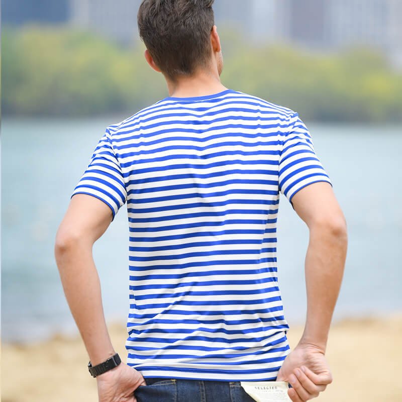 Blank Wholesale Striped Tshirt T-shirts T-shirt Man Outdoor Tactical T Shirt Sport