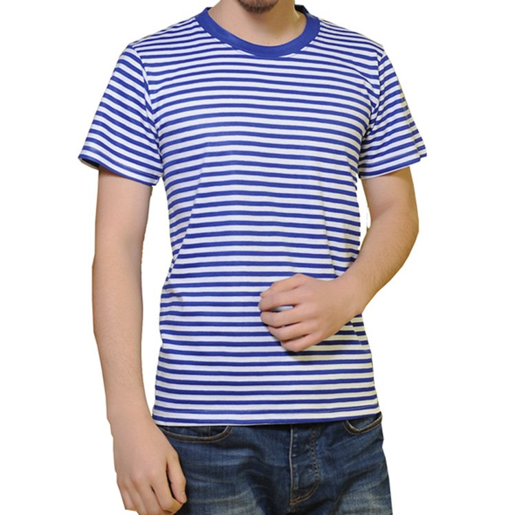 Blank Wholesale Striped Tshirt T-shirts T-shirt Man Outdoor Tactical T Shirt Sport