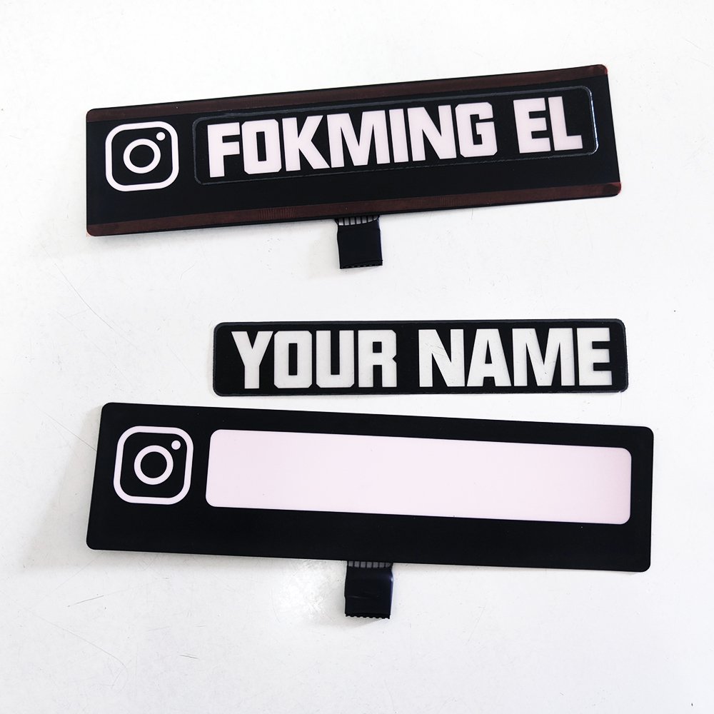 Customize Your Name Lighting Logo Signs Personalized EL Products with Your Own Design