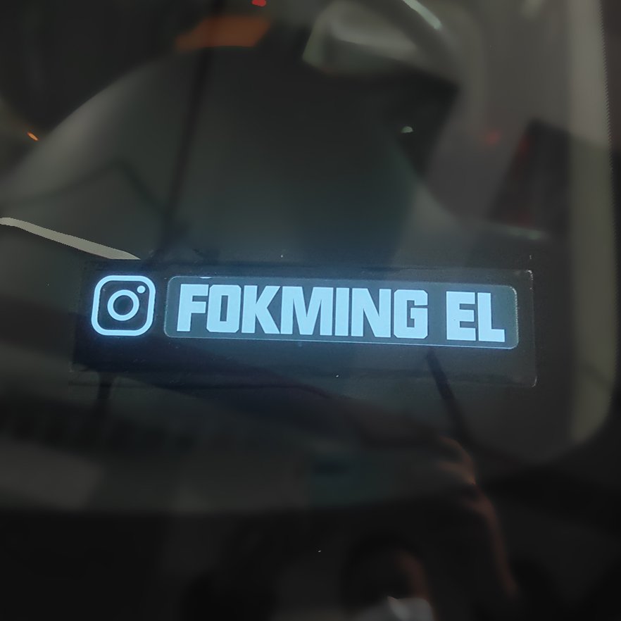 Customize Your Name Lighting Logo Signs Personalized EL Products with Your Own Design