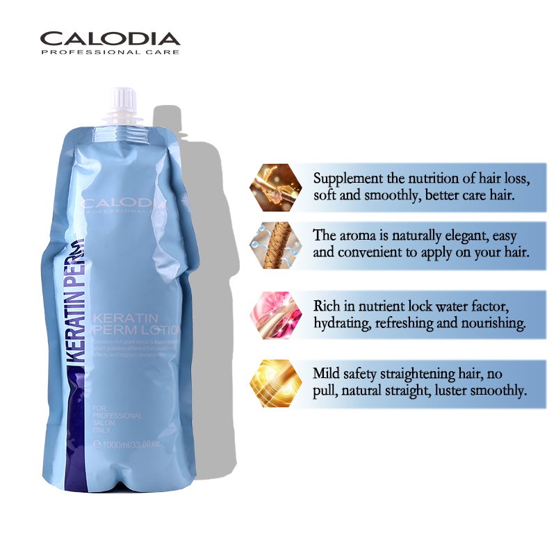 CALODIA keratin perm lotion contains rich plant extracts plant essential oils salon products suppliers