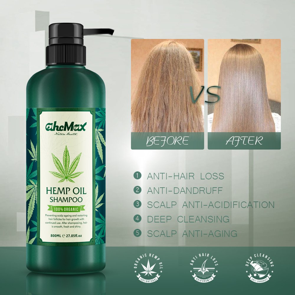 tratamiento para el cabello soins capillaire private label hemp oil shampoo conditioner for dry hair