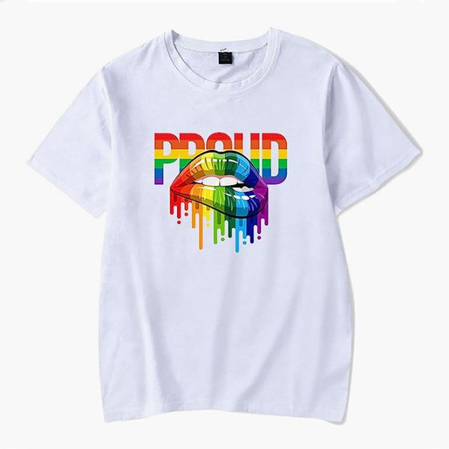 Custom Pride Parade Lgbtq Party Decorations Rainbow Product Clothing Lgbt T Shirts