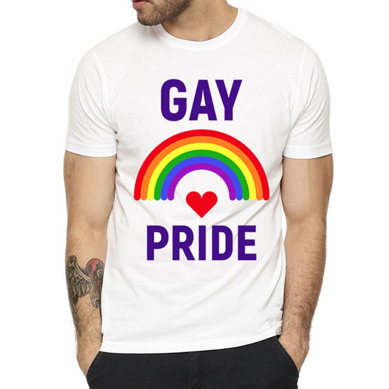 Custom Pride Parade Lgbtq Party Decorations Rainbow Product Clothing Lgbt T Shirts