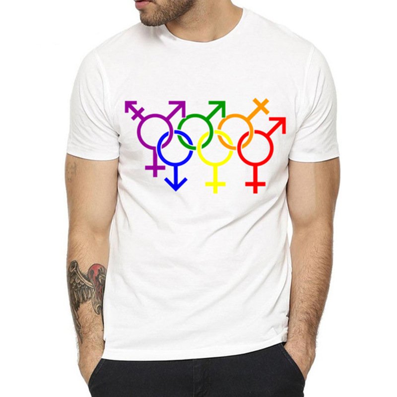 Custom Pride Parade Lgbtq Party Decorations Rainbow Product Clothing Lgbt T Shirts
