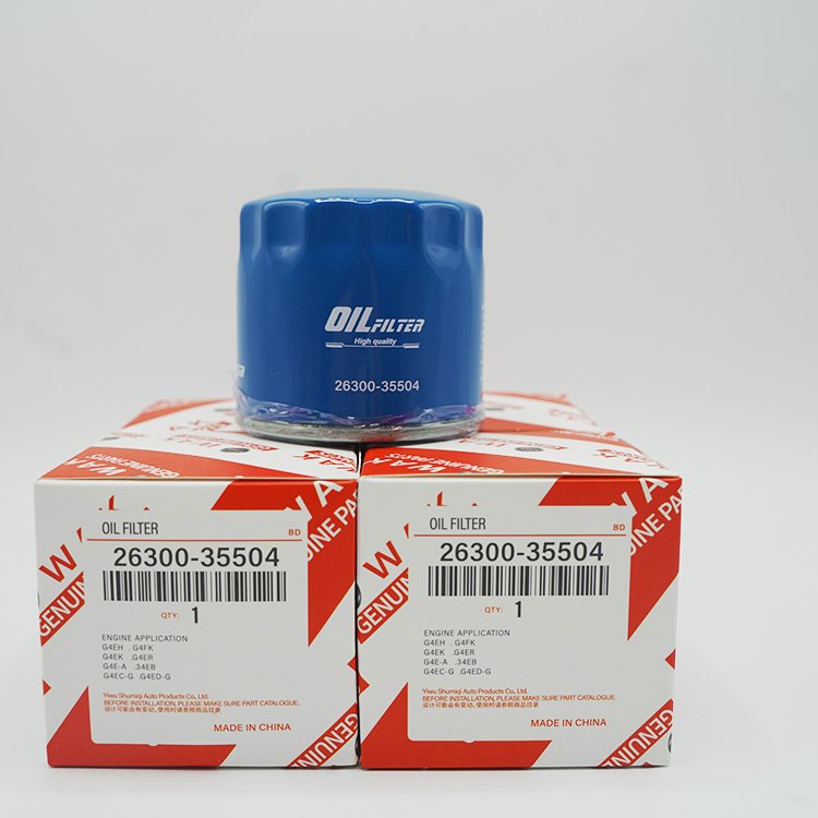 Factory Wholesale High Quality WAK Brand Car Engine Parts Oil Filter 26300-35504 26300-35505