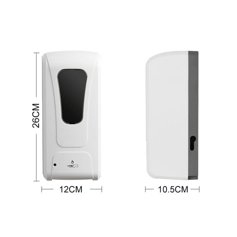 Dispensador electrico automatico de gel antiseptico para manos con sensor de alcohol montado en la pared tactil para el hogar