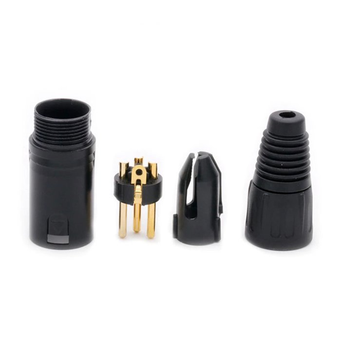 XLR Male Female 3 Pin Audio Microphone Cable Signal Connector NC3FXX-B NC3MXX-B