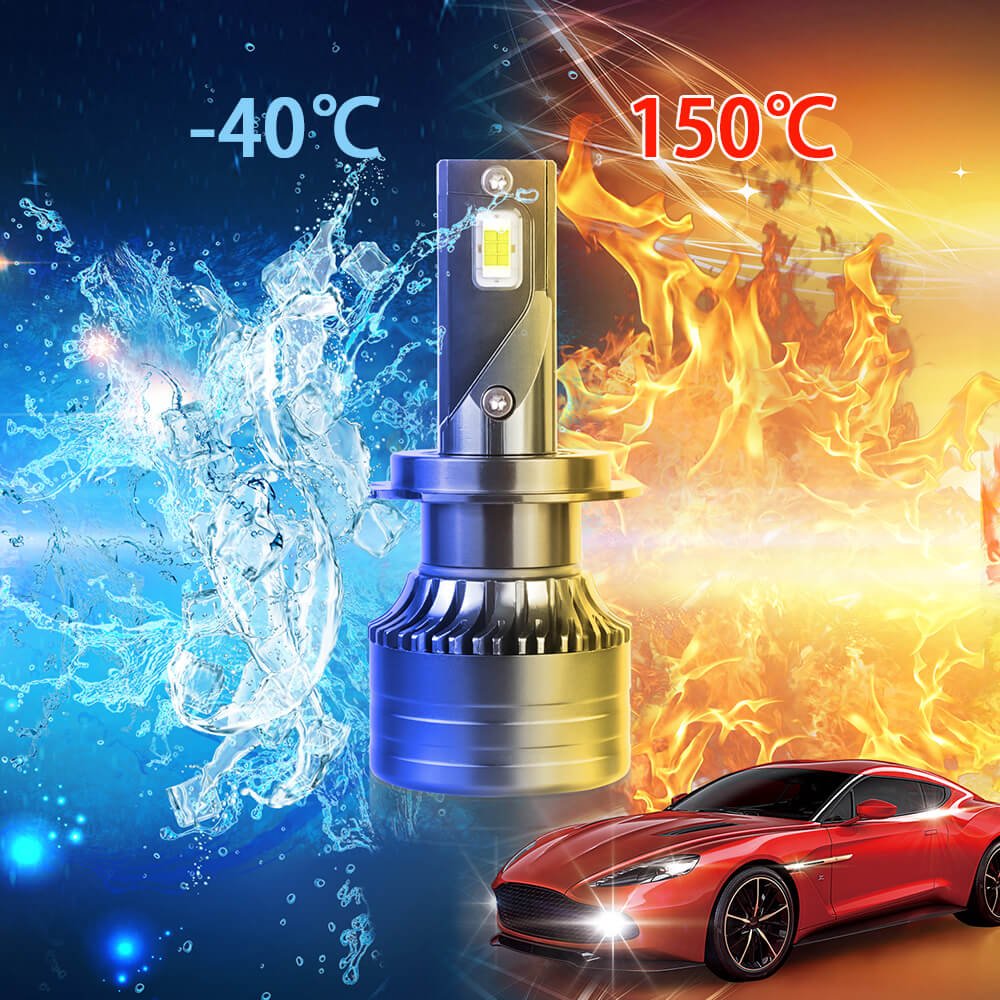 Powerful Super Bright 45W High Low Beam Bulbs 6000K H4b H1 H4 H7 H11 H13 9004 9005 9006 9007 CSP LED Headlight For Car