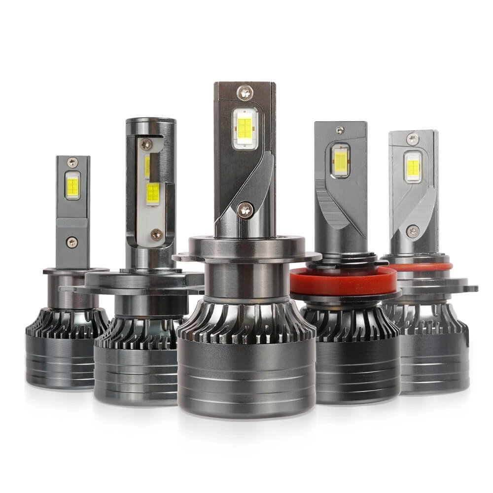 Powerful Super Bright 45W High Low Beam Bulbs 6000K H4b H1 H4 H7 H11 H13 9004 9005 9006 9007 CSP LED Headlight For Car