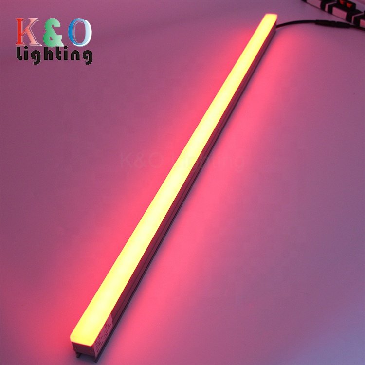 Facade Outline Building Illumination Decoration Acrylic LED Tube Lights Outdoor LED Linear Light