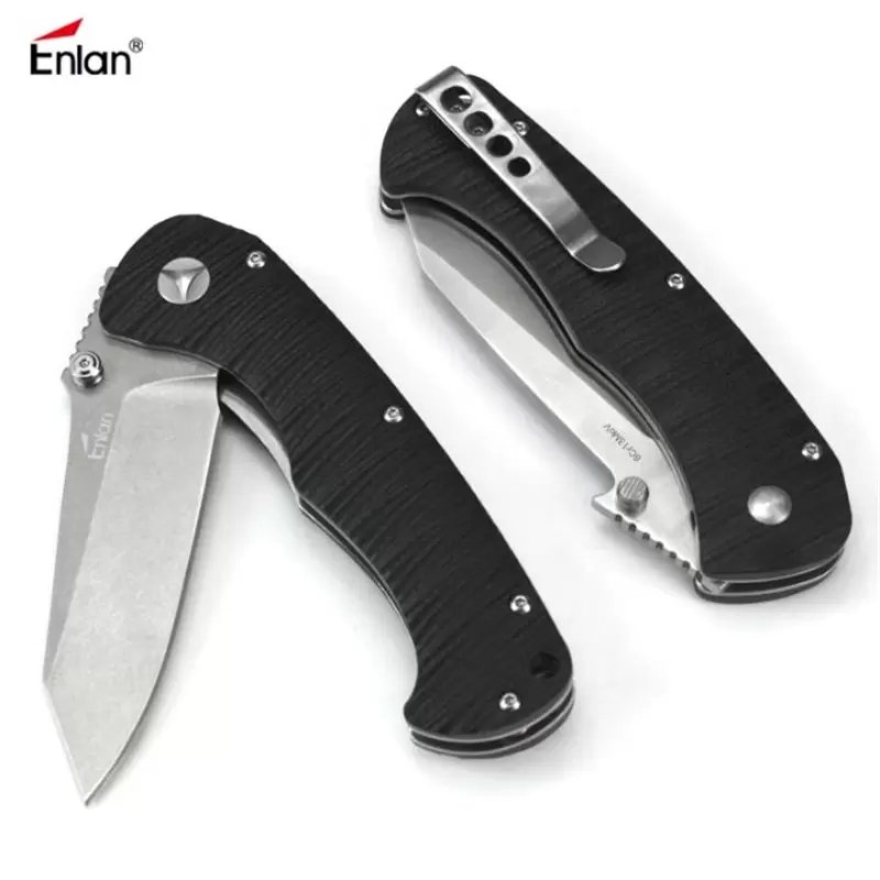 Enlan Bee EL-14/EL-14B high performance tactical folding knife 8CR13mov blade G10 handle camping hunting outdoor EDC tools