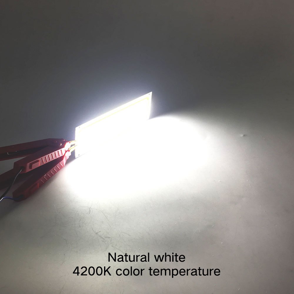 120x36mm COB light board LED surface light source cold and warm natural white blue red 12V 10W led light strip chip