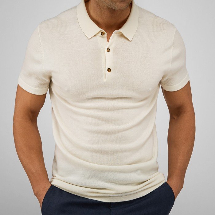 Premium quality bulk knitted collar polo polo shirts wholesale polo t-shirt