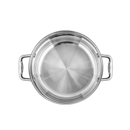 High quality stainless steel pots 5-layer bottoms Elmich Berlin EL 3981 size 18 and 20 cm
