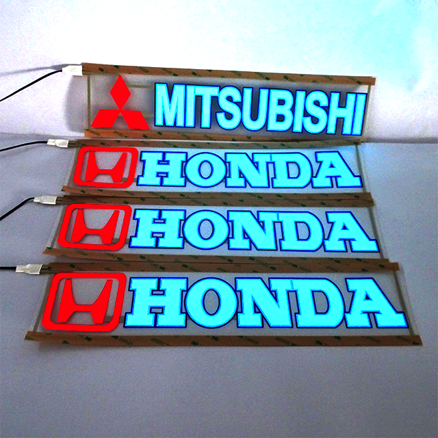 low price ultra thin car sticker electric lighting decoration LED car sticker