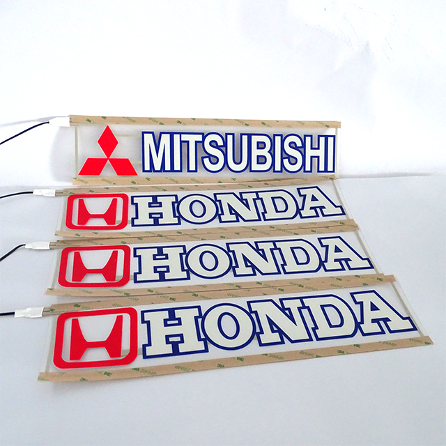 low price ultra thin car sticker electric lighting decoration LED car sticker