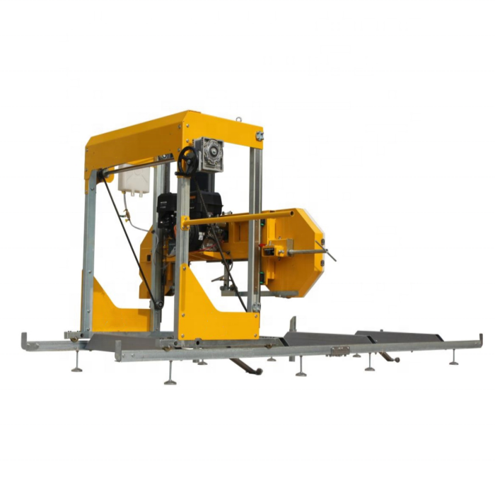 Manual/Automatic Wood Cutting Saw Machines Electricity/Gasoline/Diesel Wheels Trailer Sawmill Horizontal Bandsaw Sawmill Machine
