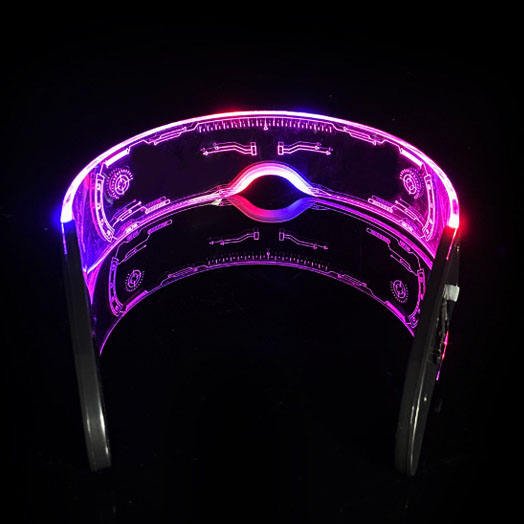 El Wire Neon Party Luminous Halloween Decoration Costume Party Supplies Decoration Led Glasses Light Up DJ