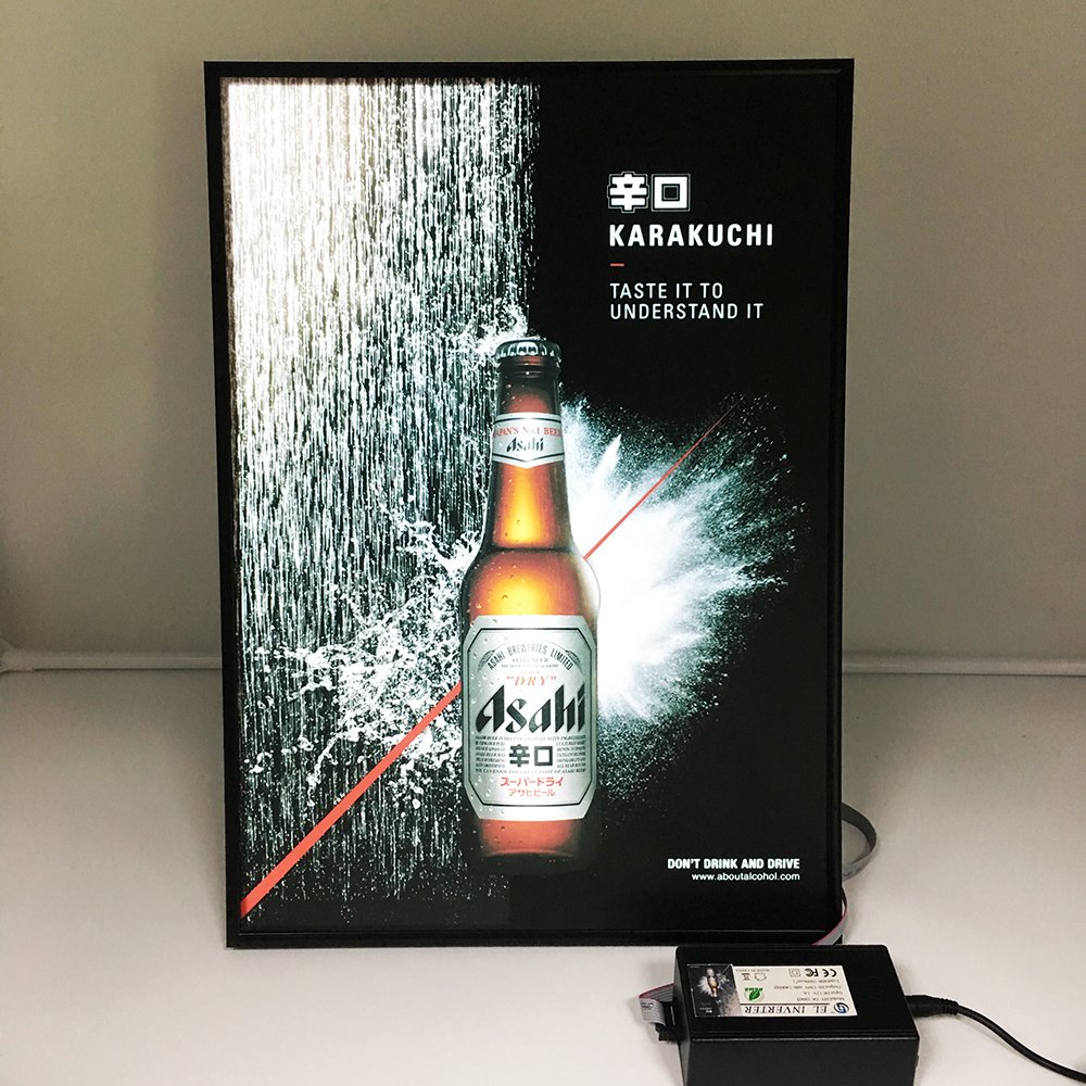 customized POP EL animated advertisement for product promotion with high brightness and long lifetime